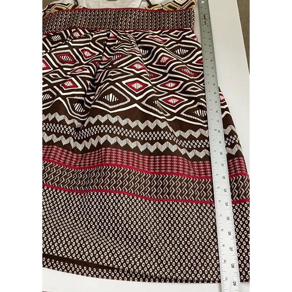 A.N.A. A New Approach 16 Multi Geometric Midi Dress Spaghetti Strap Side Zip - Picture 10 of 12